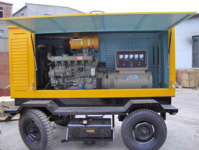 100kw移动发电机组租赁